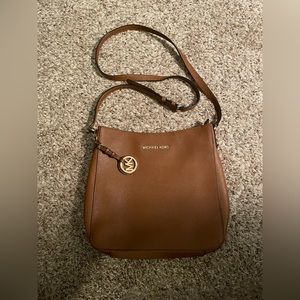 Michael Kors Jet Set Leather Messenger Bag
